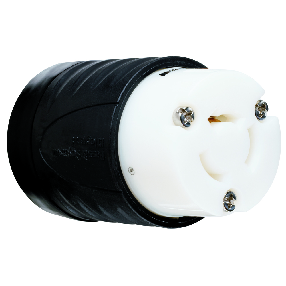 Turnlok Connector 3wire 20amp 125/250v, Gray