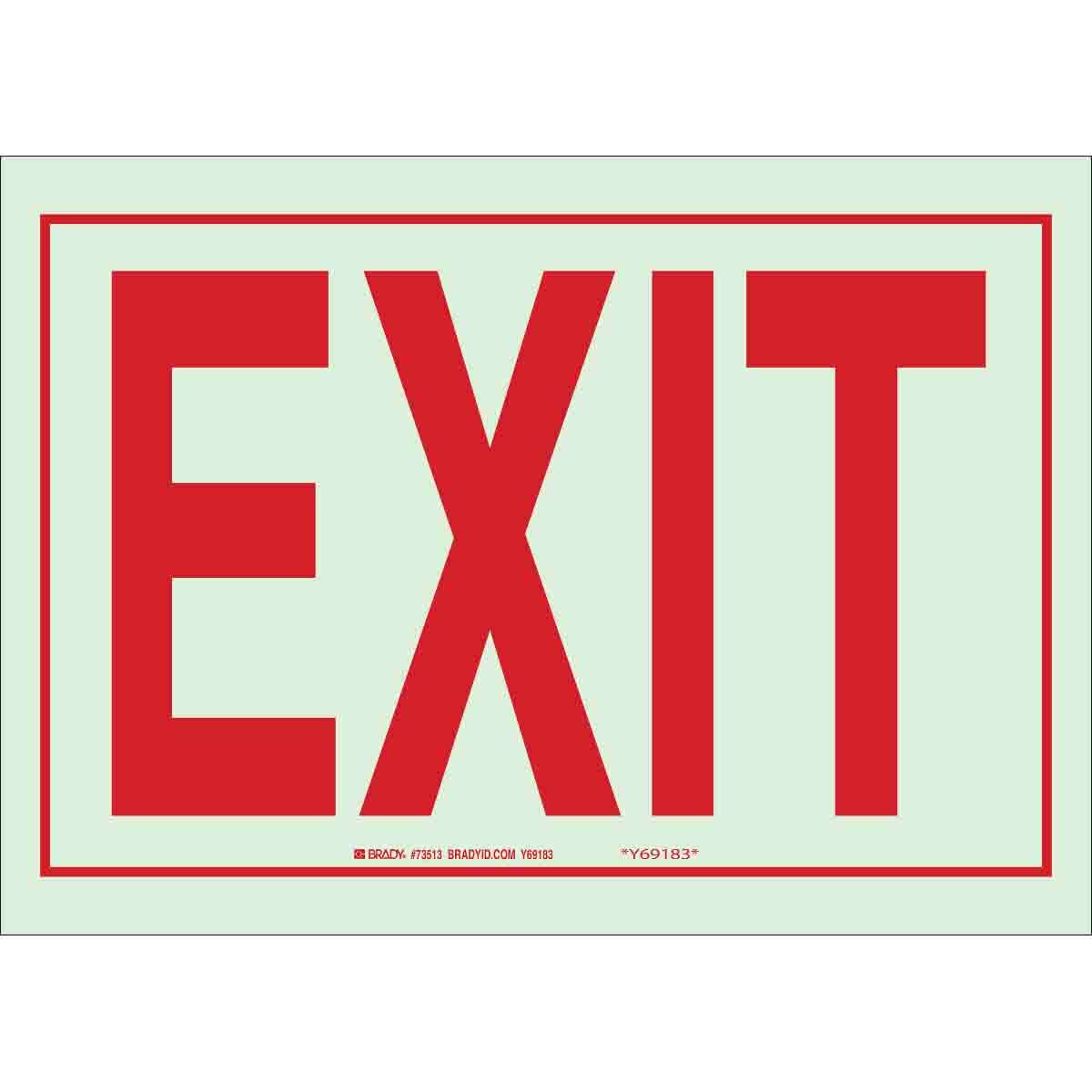 GLOW-IN-THE DARK SIGN