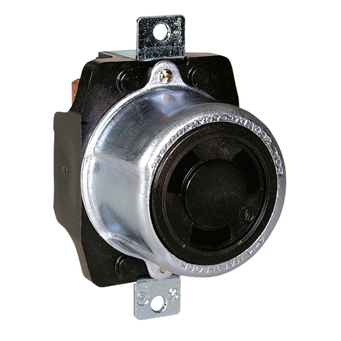 Receptacle Single 50amp 250volt Turnlok