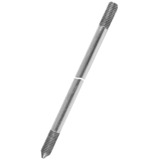 Sectional Rods 7510S Sectional Ground Rod, 3/4 in Nominal, 10 ft OAL, Steel, Cop ...