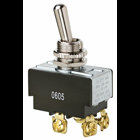 IDEAL, Toggle Switch, Heavy-Duty, On-OFF, Voltage Rating: 125, 227 VAC, Number Of Poles: 2, Amperage Rating: 20, 10 AMP, Action: DPST, Connection: Spade, 4 Terminals, Actuator: Toggle, Contact Rating: Factory Tested 100000 Cycles To 21 AMP 14.8 VDC DC Rating, Size: 1.300 IN Length X 0.760 IN Width X 0.800 IN Height, Mounting: 1/2 IN Hole Diameter, Operating Cycles: 100000 Cycles Mechanical Life, Operating Temperature: 32 To 185 DEG F, Dielectric Strength: 1500 V, Finish: Solid Brass/Nickel-Plated Bushings, Hp Rating: 1-1/2 HP At 125 To 250 VAC
