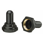IDEAL, Toggle Switch Cover, Mounting: 15/32 - 32 NS-2B, Dimension: 0.930 Height X 0.620 Base Diameter