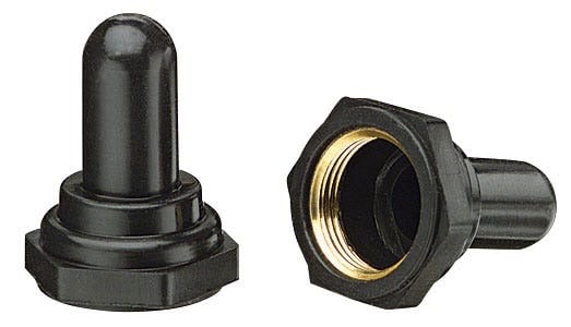 IDEAL, Toggle Switch Cover, Mounting: 15/32 - 32 NS-2B, Dimension: 0.930 Height X 0.620 Base Diameter