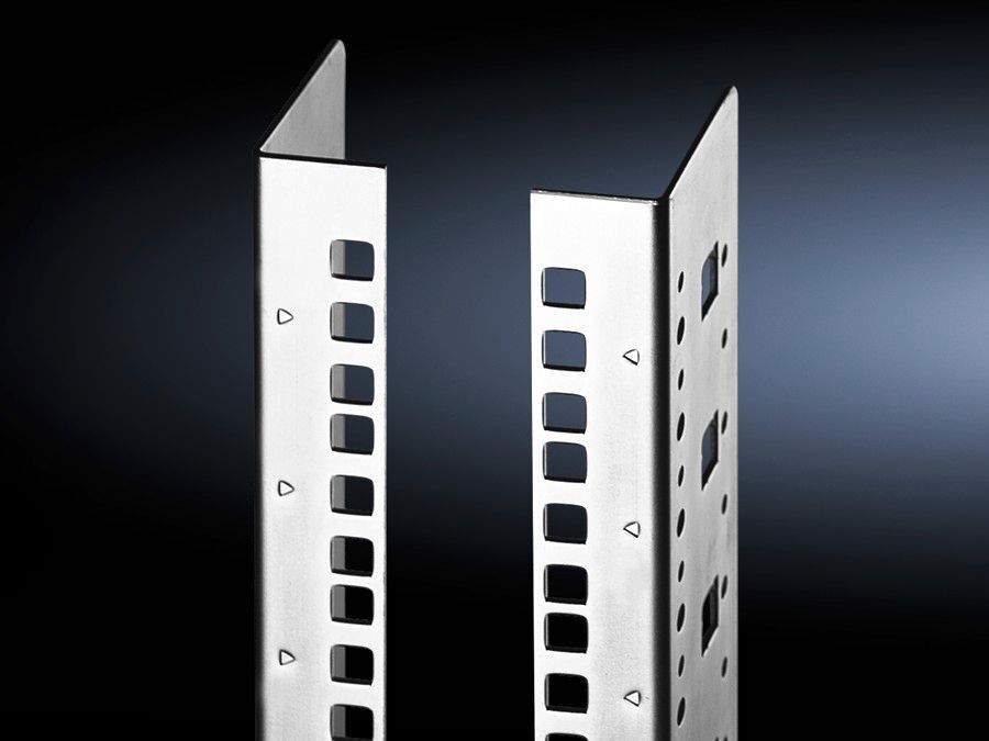 DK-TS Mounting angles, 482.6 mm (19"), L-shaped mounting angle, For H: 2000 mm, 42 U