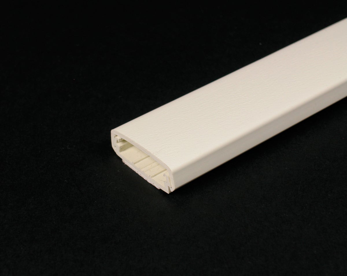 Raceway Base and Cover, 5 FT, 1.3125 Width, Ivory