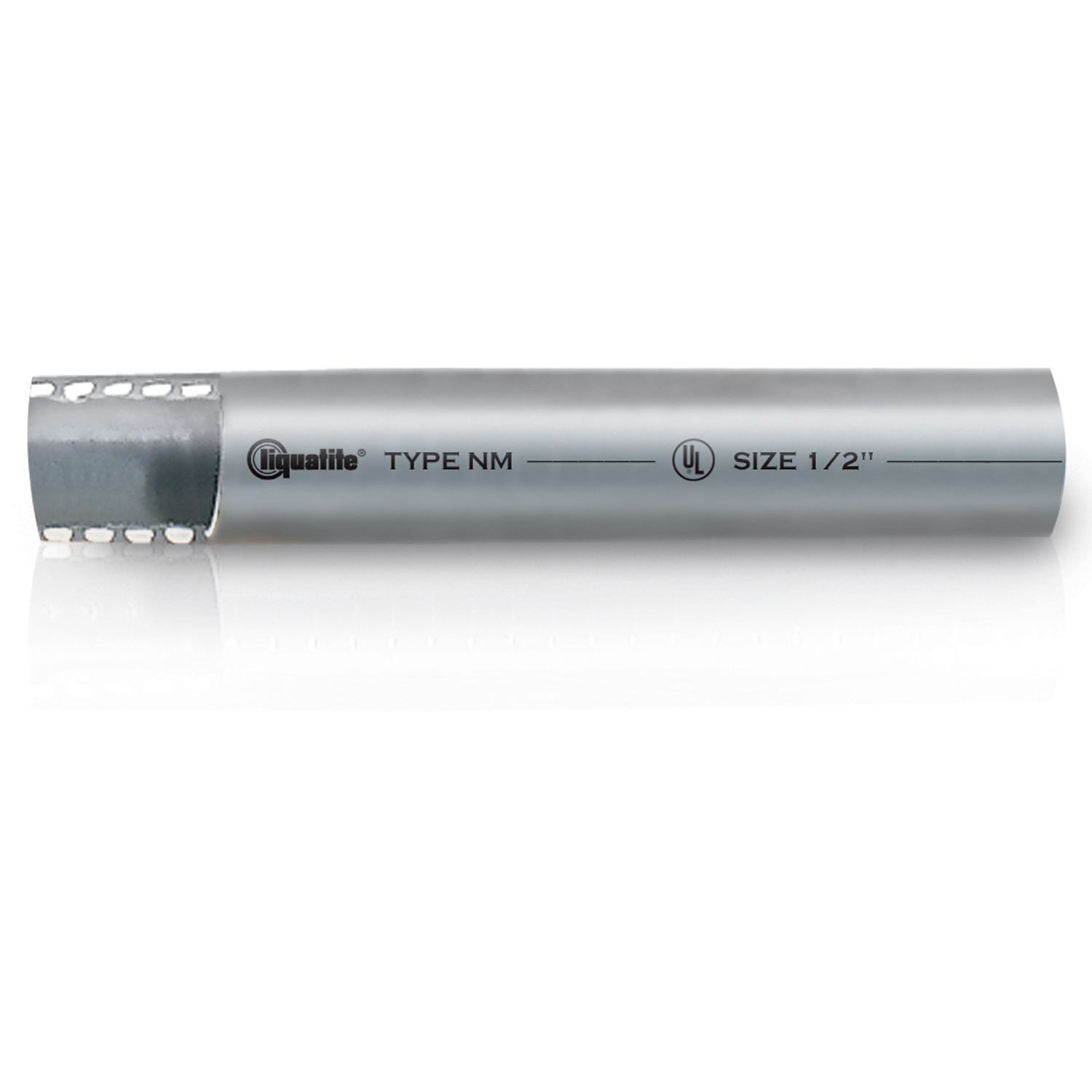 NM 13 GRAY 1IN. 100FT. CTN A general purpose, UL and CSA listed, nonmetallic liquidtight conduit offering excellent protection to wiring from abrasion, sunlight, mild acids, alkaline and oils. Often used for air conditioning hook-ups and other outdoor applications.