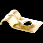 Jiffy Clip, One Hole Strap,  3/8" Tubing, Brass