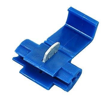IDEAL, Tap Splice Connector, Size: 16 To 14 AWG, Color: Blue, Voltage Rating: 600 V Max, Temperature Rating: 75 DEG C