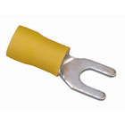 IDEAL, Spade Terminal, Vinyl Spade, Cable Size: 12 - 10 AWG, Stud Size: 8 IN, Insulation: Vinyl Insulated, Material: Tin Plated Brass