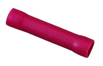 IDEAL, Splice Terminal, Vinyl Butt, Size: 22 To 18 AWG, Material: Brass, Finish: Tin-plated, Voltage Rating: 600 V Max, Temperature Rating: 75 DEG C