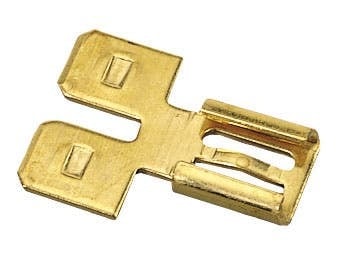 IDEAL, Disconnect Adapter, Voltage Rating: 300 V, Connection: Male To Female (2-1), Tab Size: 0.250 IN x 032 IN, Temperature Rating: 105 DEG C