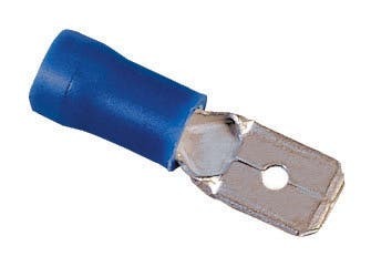 IDEAL, Male Terminal, Cable Size: 16 - 14 AWG, Insulation: Vinyl Insulated, Tab Size: 0.250 X 032 IN