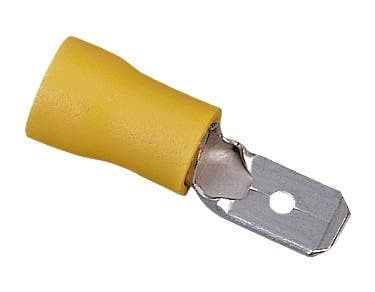 IDEAL, Male Terminal, Cable Size: 12 - 10 AWG, Insulation: Vinyl Insulated, Tab Size: 0.250 X 032 IN