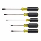 Screwdriver Set, Slotted and Phillips, 5-Piece, These screwdrivers are a general-purpose selection of the most frequently used screwdriver tips and sizes