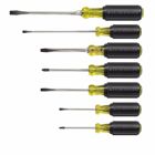 Screwdriver Set, Slotted and Phillips, 7-Piece, These screwdrivers are a general-purpose selection of the most frequently used screwdriver tips and sizes