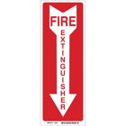 Sign,B302,3.5x14,Wt/Rd,FIRE EXTIN,1EA