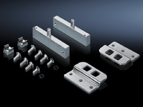 Hinge attachment, for partial mounting plate TS