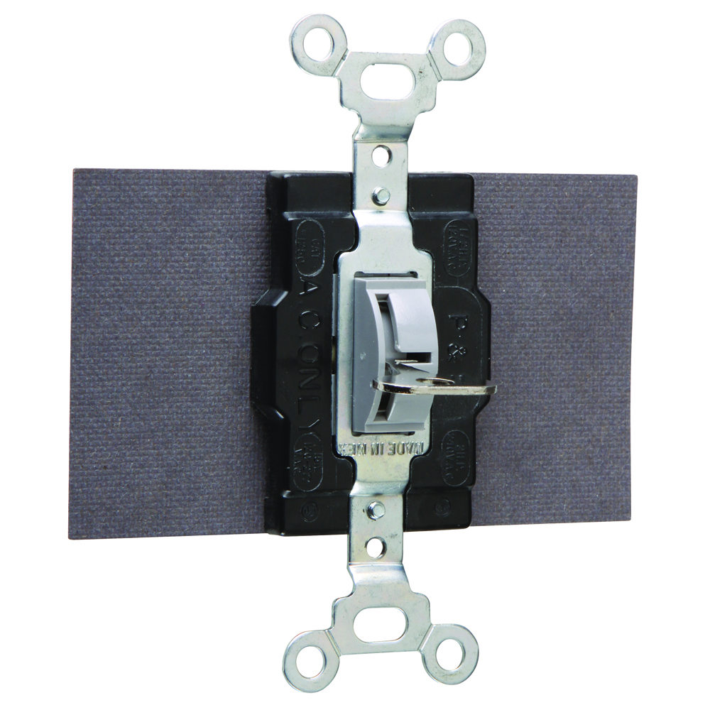 Single Pole, Double Throw Manual Control Switch, 15 amps, 120/277 volts, Locking.