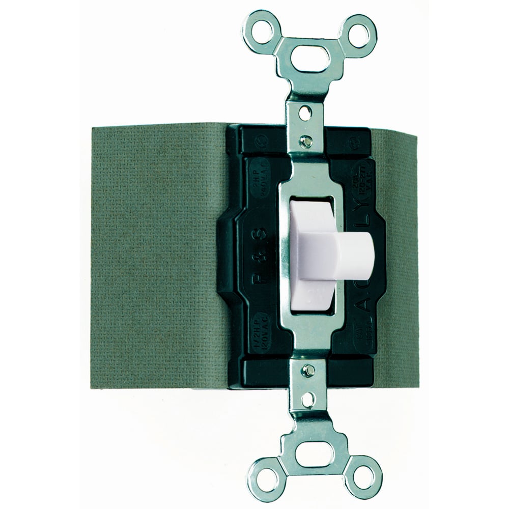 Single Pole, Double Throw Manual Control Switch, 20 amps, 120/277 volts, White.