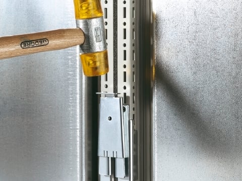 Quick-fit baying clamp, three-piece, for TS/TS