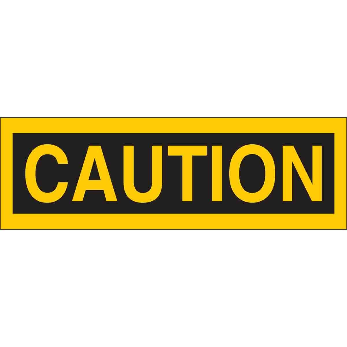 B302-7X10-YY-O-2.25X9 BLK/YEL CAUTION H
