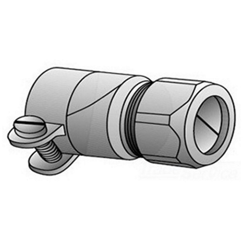 OZ-Gedney Type 9000W EMT Combination Coupling, Trade Size: 3/4 IN, 1-1/2 IN Outside Diameter, Length: 1-15/16 IN, Flexibility: EMT And Flexible Steel Conduit, Malleable Iron, Connection: Compression X Screw Clamp, Third Party Certification: UL File