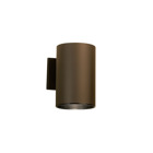This one light, Wall Cylinder features our Architectural Bronze finish and uses a BR-40 bulb that produces 120-watts (max.) of pure light. It measures 7.75in; high, is U.L. listed for wet location, and is a Dark Skies compliant fixture.