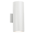 This Wall Cylinder features a unique two light design that shoots light both up and down your walls. It includes our White finish and uses BR-40 bulbs which produce 120-watts (max.) of pure light. It measures 15in; high and is U.L. listed for damp location.