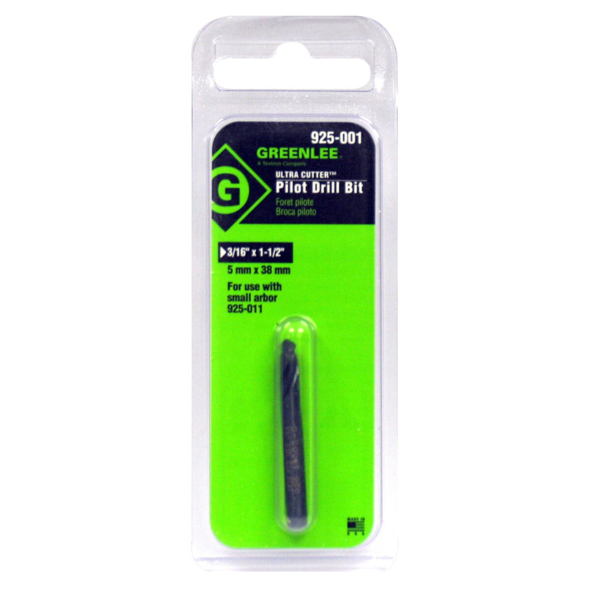 Small Split-Point Pilot Drill Prevents Walking.  Makes Accurate Hole Placement Easy.
