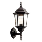 The Madison 19.75in; 1 light outdoor wall light features a classic look with its Tannery Bronze finish and clear beveled glass. The Madison outdoor wall light is perfect in a traditional environment.