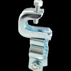 Set Screw Beam Clamp (Steel) with Conduit Hanger with Nut and Bolt Assembly, Beam Clamp Fits Up to 1/2" Flange, 1/4"-20 Tapping on Back of Beam Clamp, Hanger Fits 3/4" EMT and Rigid/IMC, Includes 1/4"-20 x 1-1/4" Bolt and 1/4"-20 Hex Nut, Zinc Plated