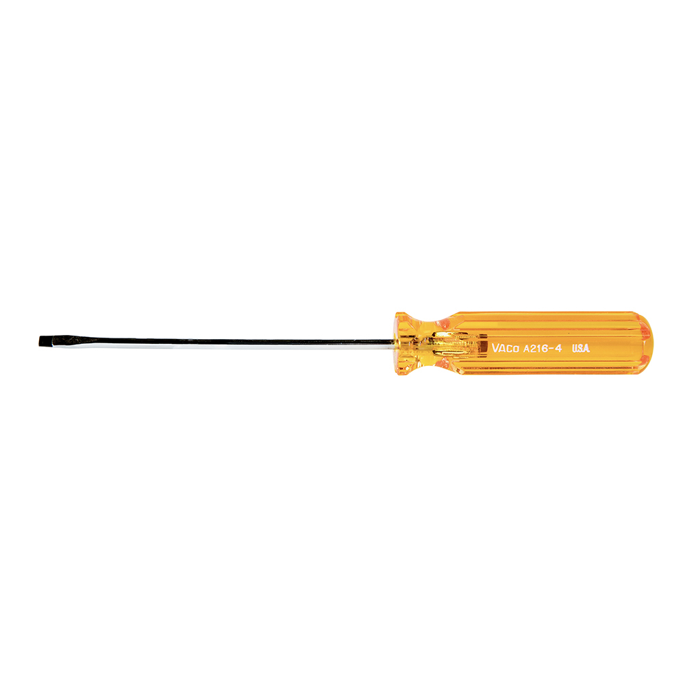 1/8-Inch Cabinet Screwdriver 4-Inch Round Shank