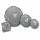 Vibratone Bell 6 Inch Gong - Three gong sizes: four, six or ten inch. Decibel output range dependent on gong: 98 to 102 dBa at 10 feet (108 to 112 dBa at 1 meter). Optional weatherproof backbox (WB) provides Type 3R enclosure. UL and cUL Listed.