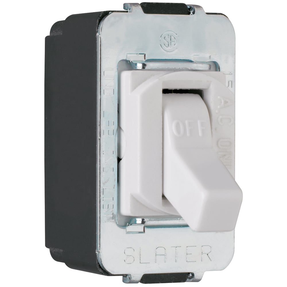 ACD1W Despard Toggle Switch Screw Terminal, White