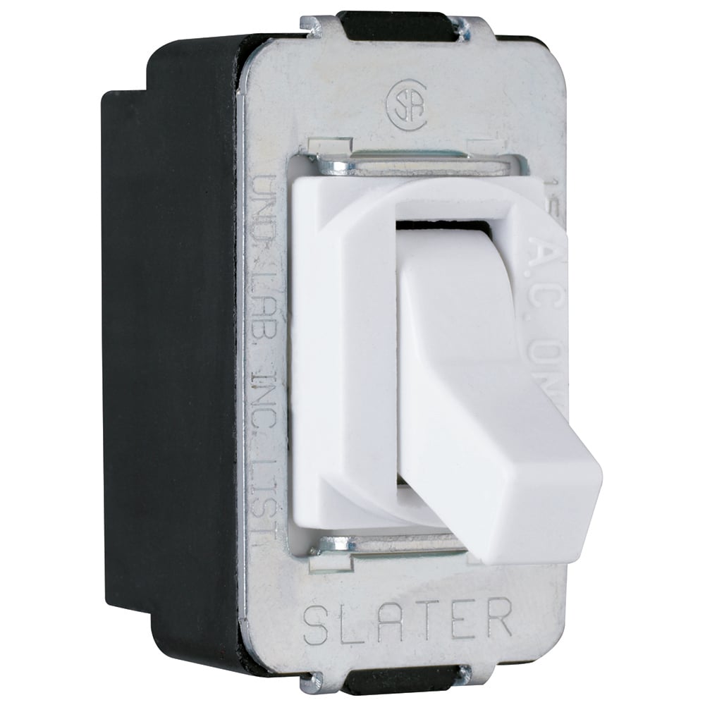 ACD3W Despard Toggle Switch Screw Terminal 3-Way, White