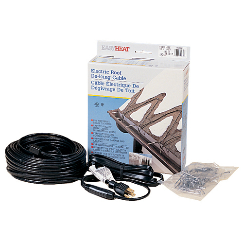 ADKS Fixed Resistance, Pre-Terminated Roof and Gutter De-Icing Cable, 30 FT Length, 150 Watts, CTN QTY 5, CTN WT 9