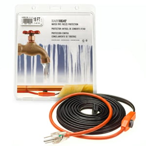 AHB Water Pipe Heating Cables, Fixed Resistance, Pre-Terminated, , 18 FT Length, 126 Watts,  CTN QTY 5, CTN WT 7