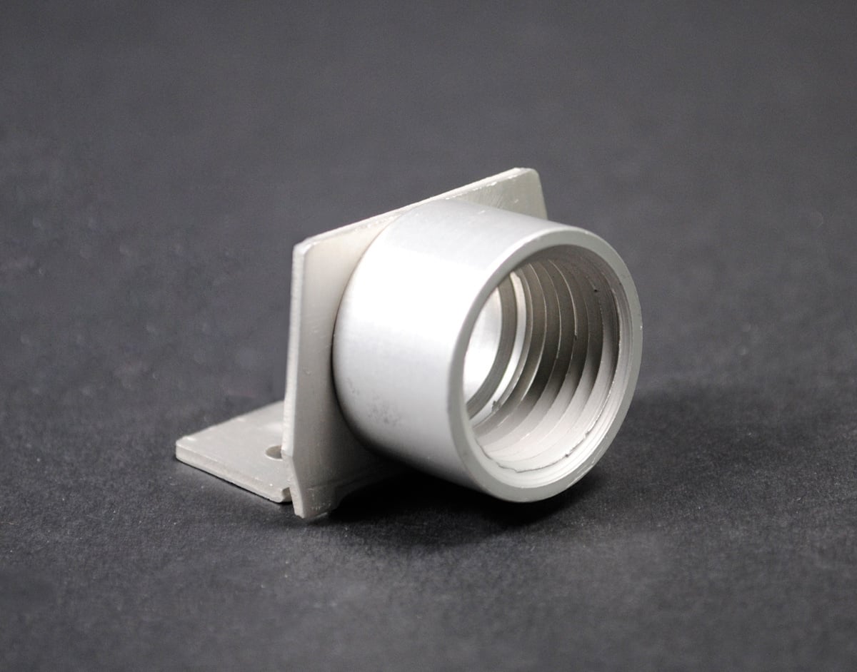 End Feed Fitting Aluminum