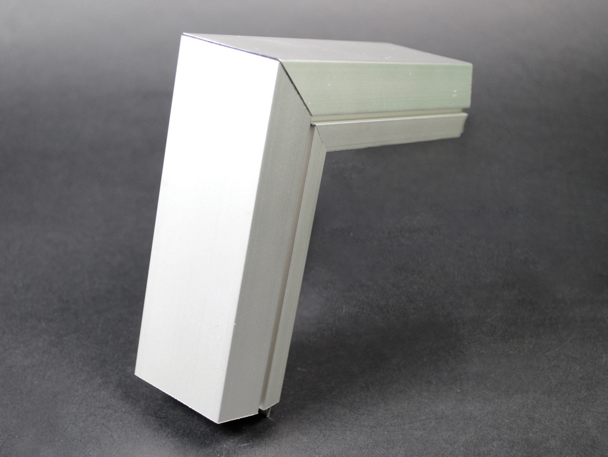 External Elbow; 5 Inch Length x 5 Inch Width, Aluminum