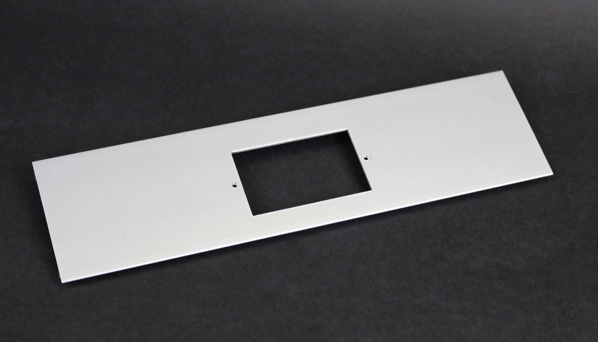 Single Channel Cover Plate; Used On ALA3800 Single Channel Aluminum Raceway/ALA4800 Twin Cover Aluminum Raceway
