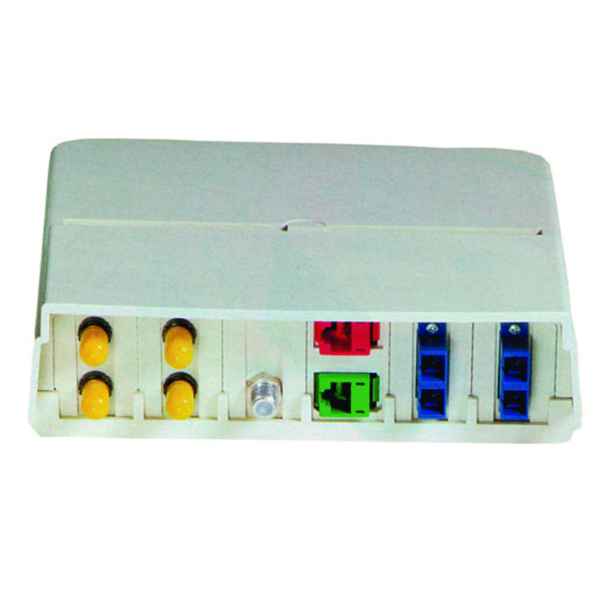Data Housing Component, Advanced Multimedia Outlet, 12-Port, Office White