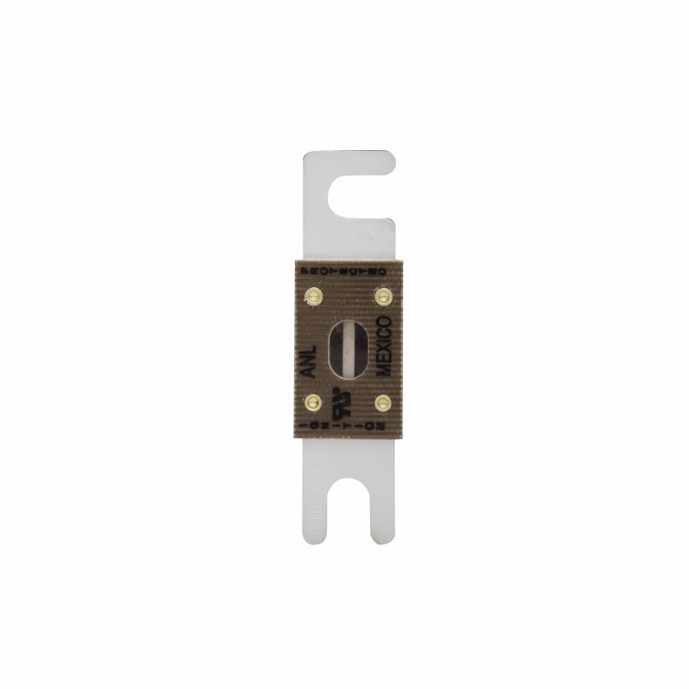 Eaton Bussmann series ANL circuit limiter, 325A, 6 kAIC at 32 Vac, 2.7 kAIC at 80 Vdc, Blade end X blade end, Stud, Non Indicating