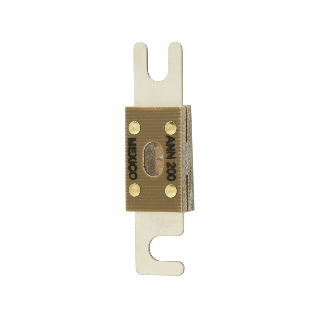 Eaton Bussmann series ANN circuit limiter, 250A, 2.5 kAIC at 125 Vac, 2.7 kAIC at 80 Vdc, Blade end X blade end, Stud, Non Indicating