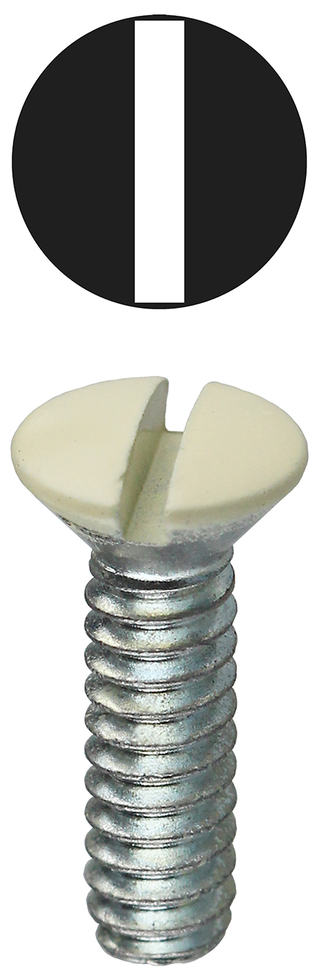 APS1 450-Piece Oval Head Slotted Wallplate Screw Kit, #6-32 x 1 in, Steel, Zinc Plated
