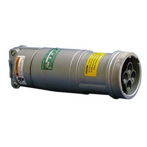Powertite; Style 2 Pin and Sleeve Connector Body; 100 Amp, 600/250 Volt AC/DC, 4-Pole, 3-Wire