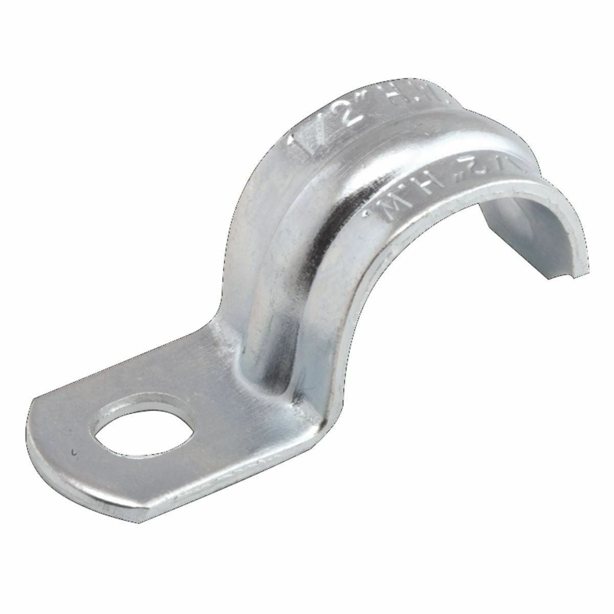 One Hole Push-on Straps Stamped Steel, 1 In. Trade Size