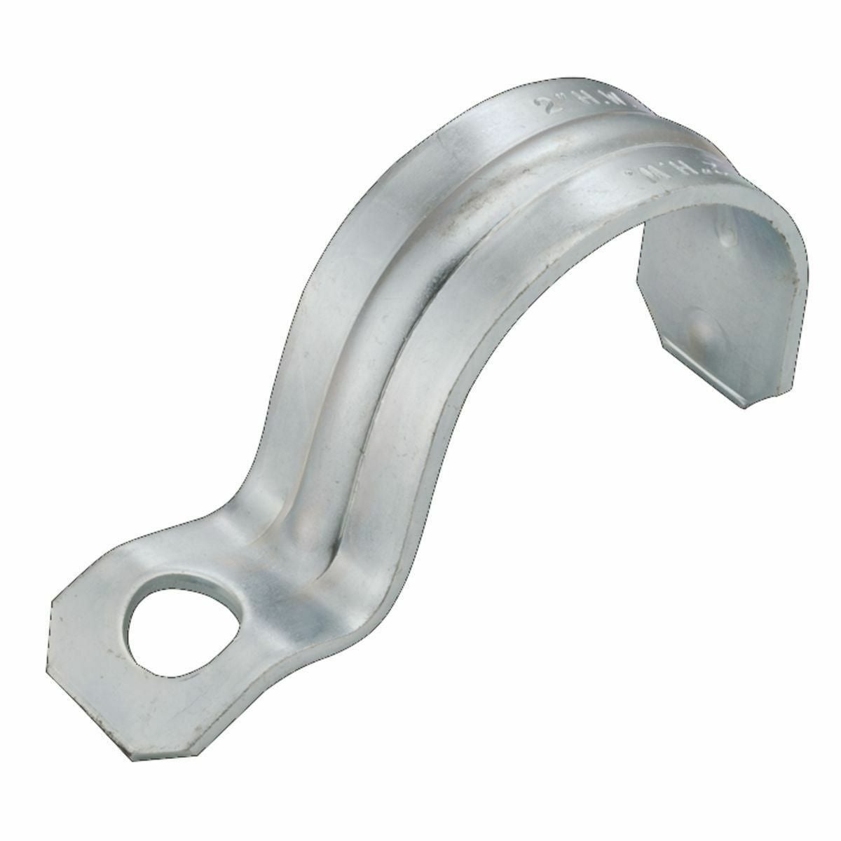 One Hole Push-on Straps Stamped Steel, 3 In. Trade Size