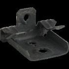 Hammer On Beam Clamp, Fits 1/8-1/4" Flange, 1/4"-20 Thread Impression on Bottom & Back of Clamp, Spring Steel