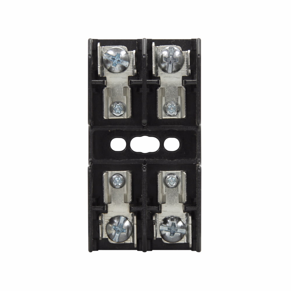Eaton Bussmann series BG open fuse block, Open fuse block, 0.18-15 A, Two-pole, Class G, 100 kA, Screw/quick connect, 100 kAIC, Thermoplastic, 600 V, For use with SC fuse, #14-10 AWG Cu/Al