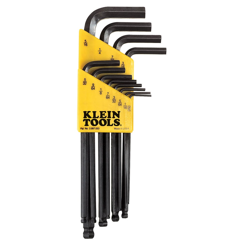 L Style Ball End Hex Key Caddy Set 12-Piece